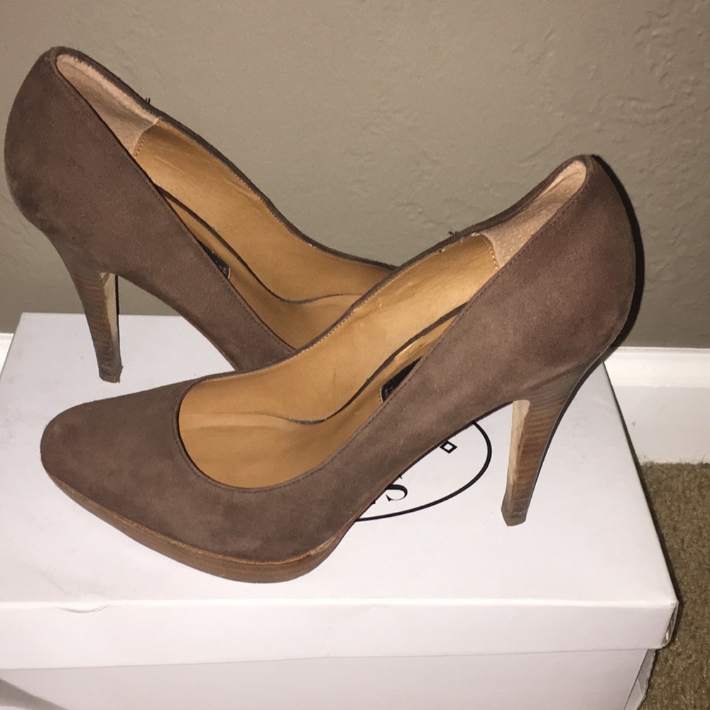 Steve Madden Brown Suede Heels size 8.5
